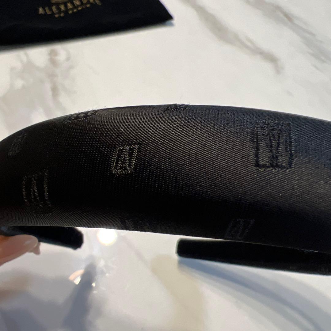 カデナさん専用 ALEXANDRE DE PARIS ブラックヘアバンド