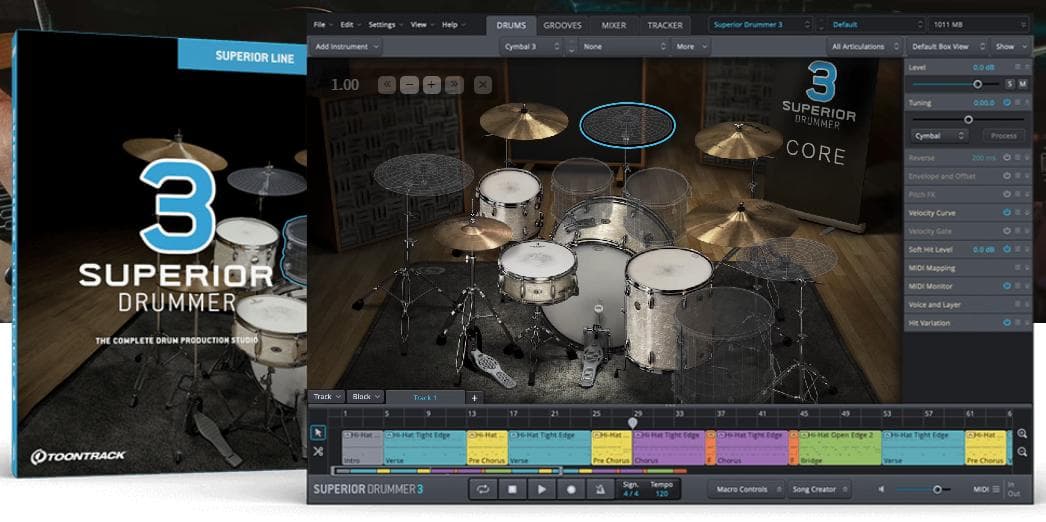 DTM・DAW Superior Drummer 3