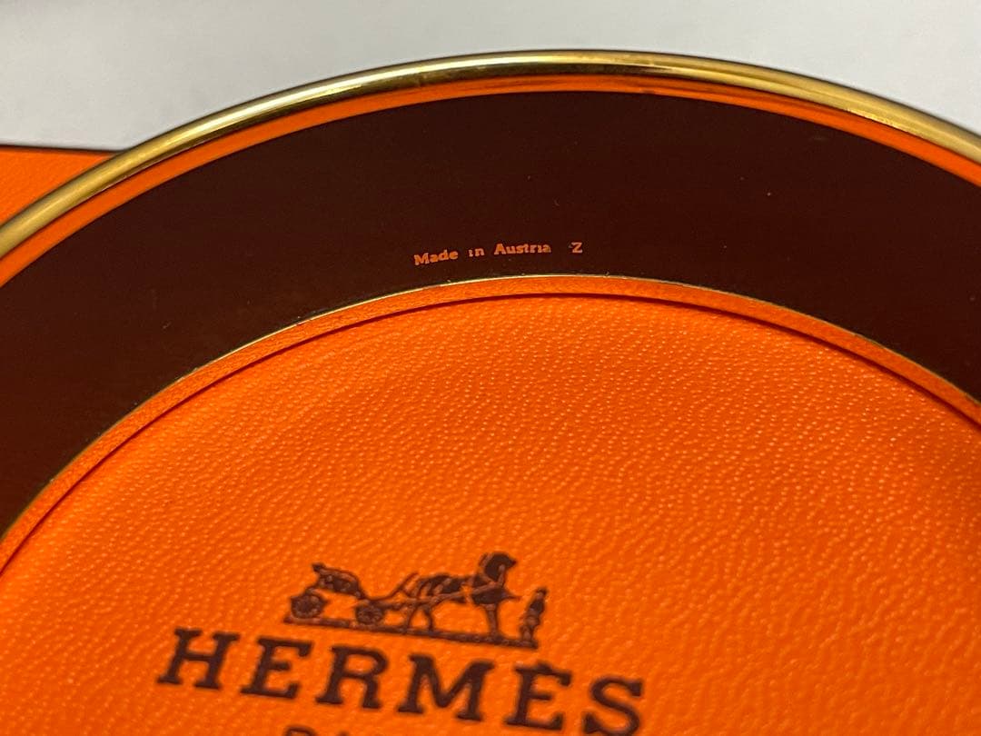 HERMES エルメス　バングル　ブレスレット　七宝焼　象柄　総柄