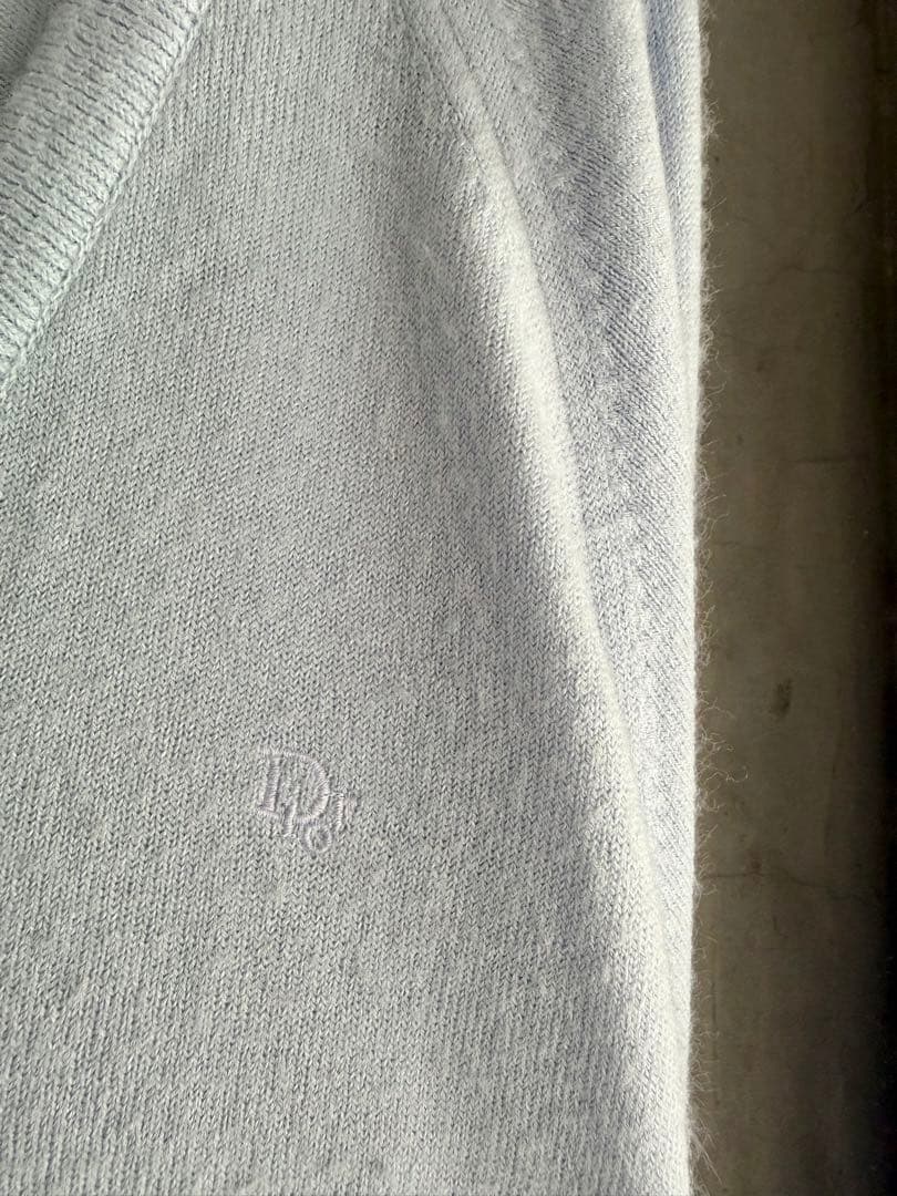 トップス 90's Christian Dior Oversized Blue Knit