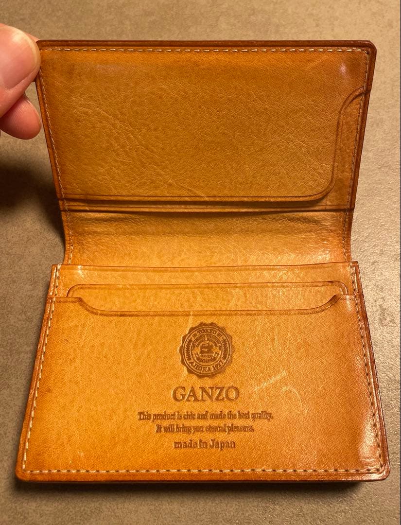 【GANZO】シンブライドル カードケース/名刺入れ