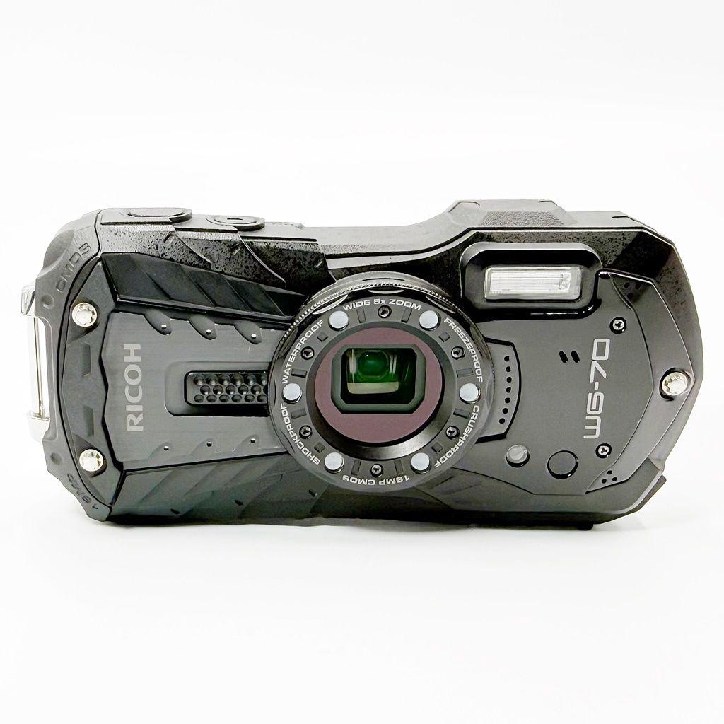 リコー RICOH WG-70 ブラック コンデジ カメラ 中古