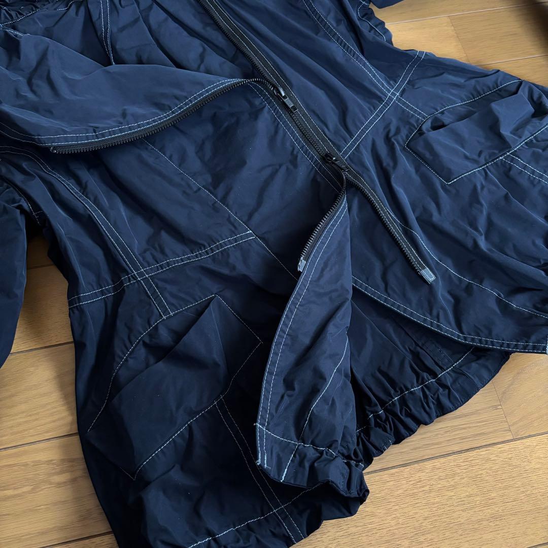 Cube-Cube センソユニコ ナイロンジャケット 個性的デザイン サイズ40