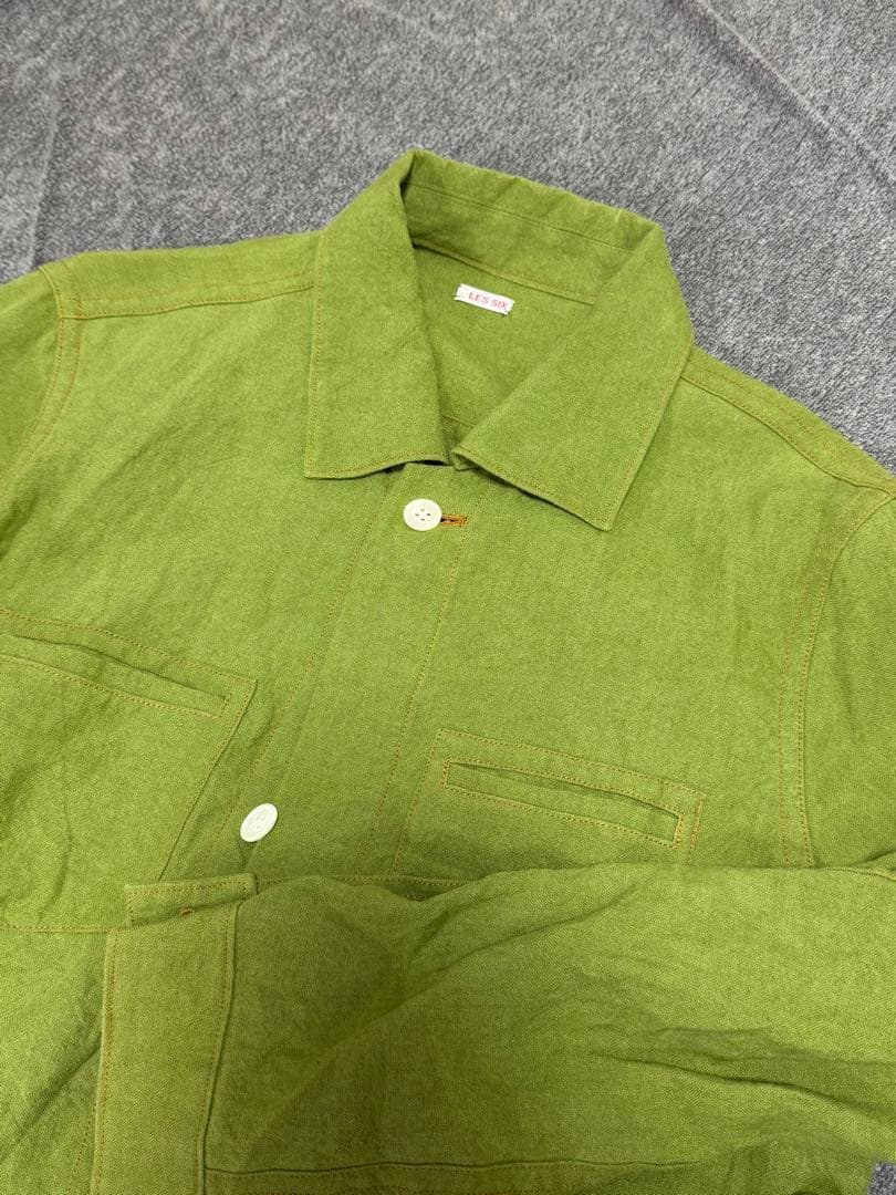 les six コクトージャケット グリーン