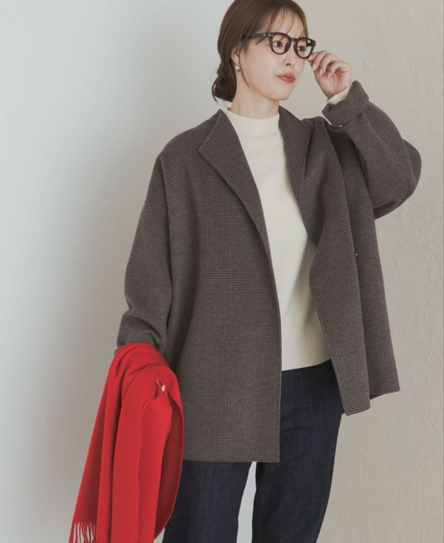 クリスマスセール　ウールリバーミドルガウンコート