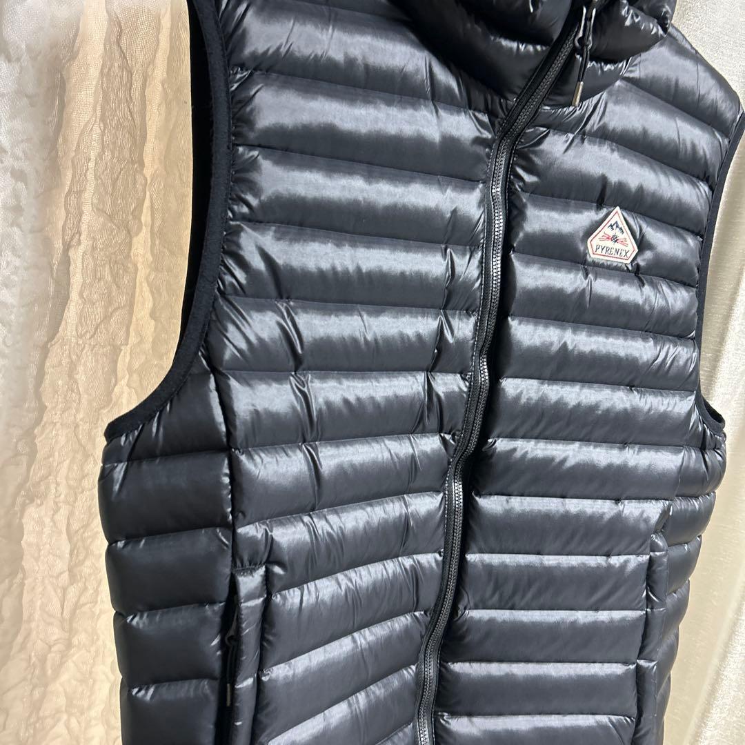 PYRENEX ブラック ダウンベスト美品M