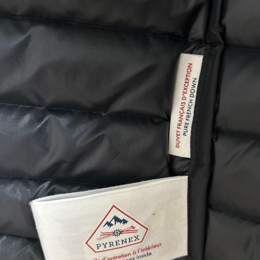 PYRENEX ブラック ダウンベスト美品M