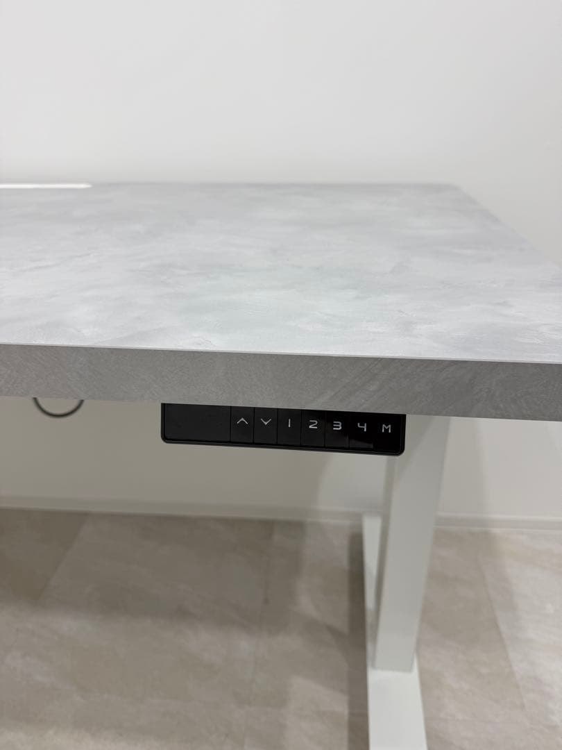 山善　電動昇降デスク ハイエンドモデル 幅140×奥行70