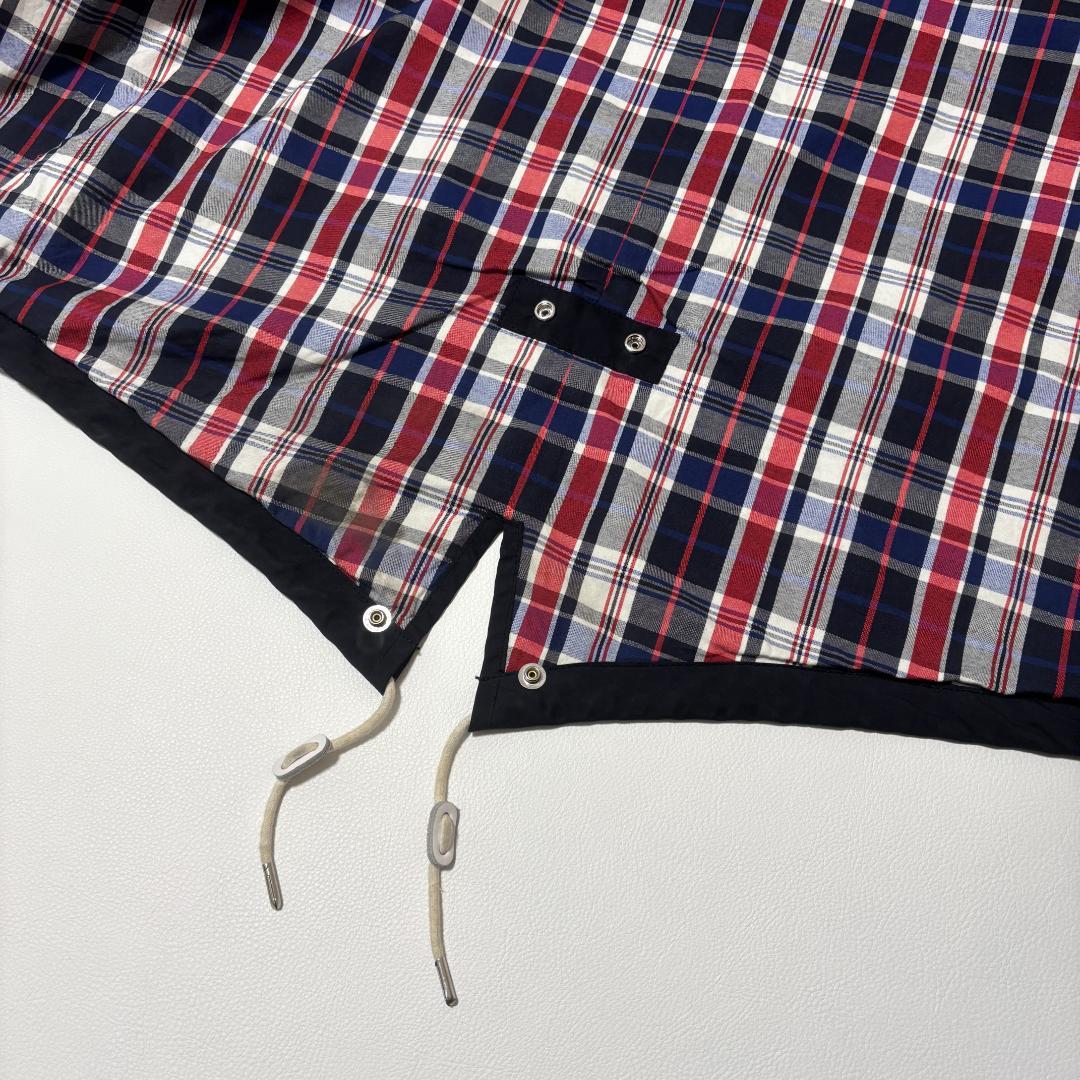 Fred Perry モッズコート 月桂樹 チェック 2way フード M-L