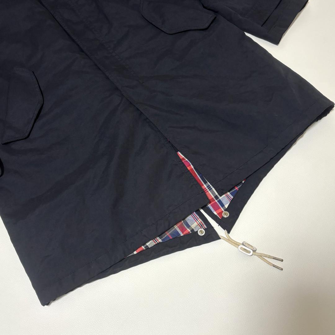 Fred Perry モッズコート 月桂樹 チェック 2way フード M-L