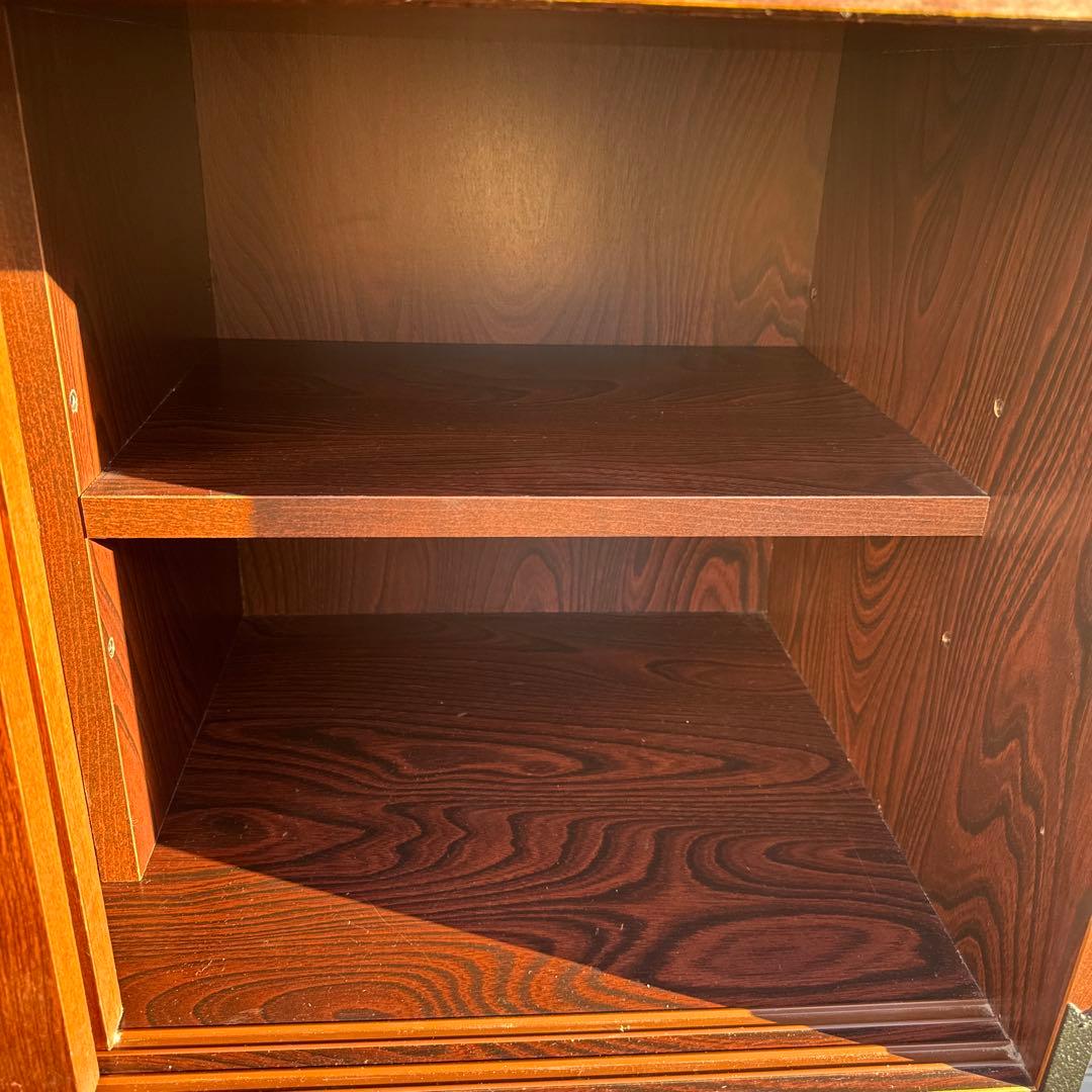 大川家具 ノダ工芸 けやき民芸 器棚 食器棚 高さ約180cm