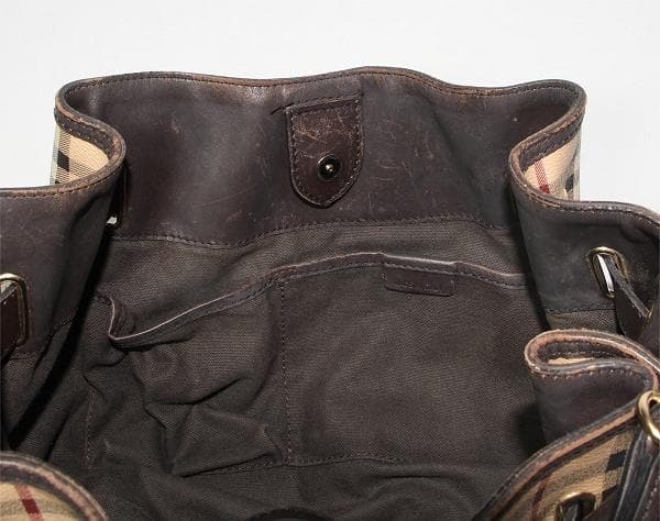 シ*ー様 バーバリー Haymarket ノバチェック ハンドバッグ 2way