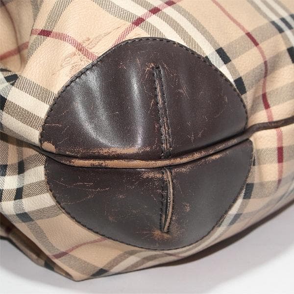 シ*ー様 バーバリー Haymarket ノバチェック ハンドバッグ 2way