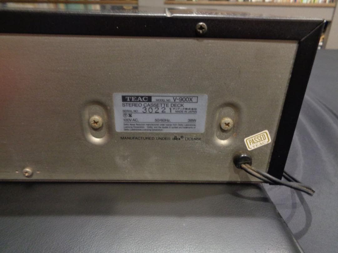 値下げ！！TEAC  3ヘッドカセットデッキ V-900X（ジャンク）