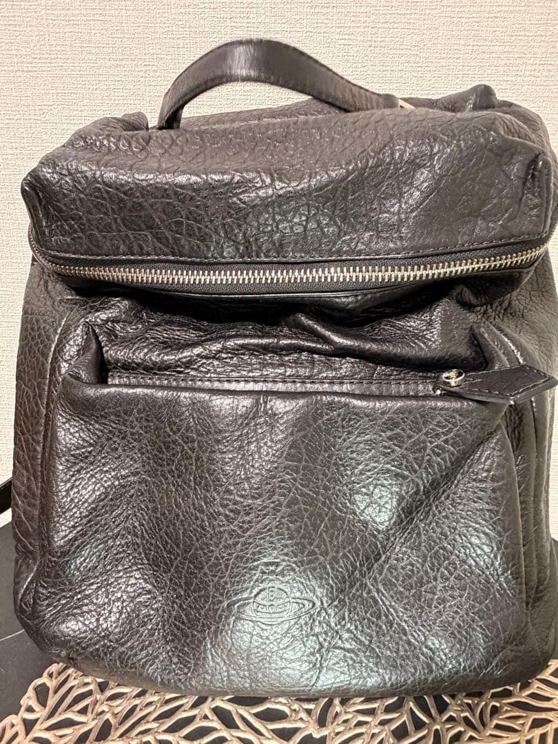 Vivienne Westwood レザーリュック ブラック