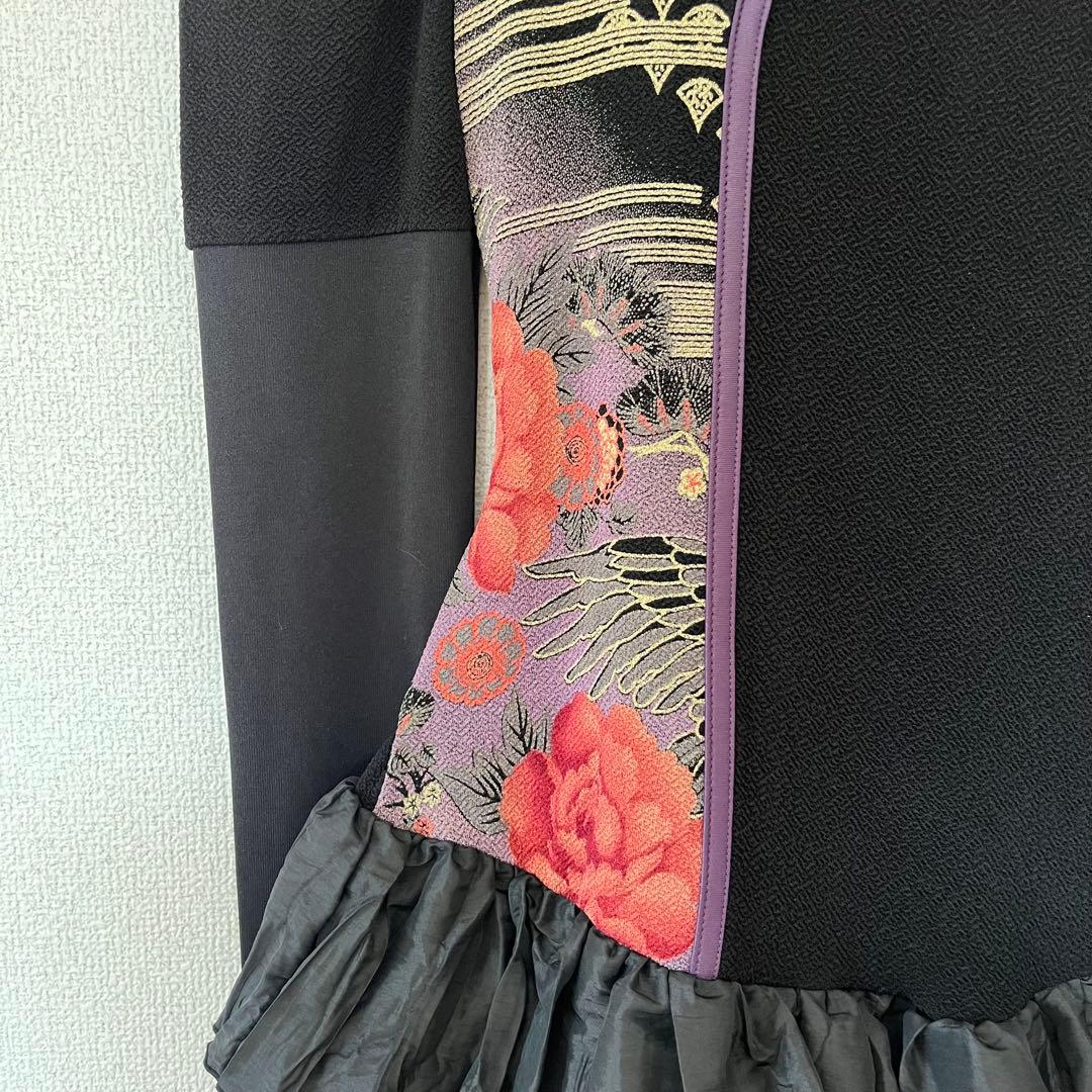 QutieFrash チャイナボタン フリルワンピース