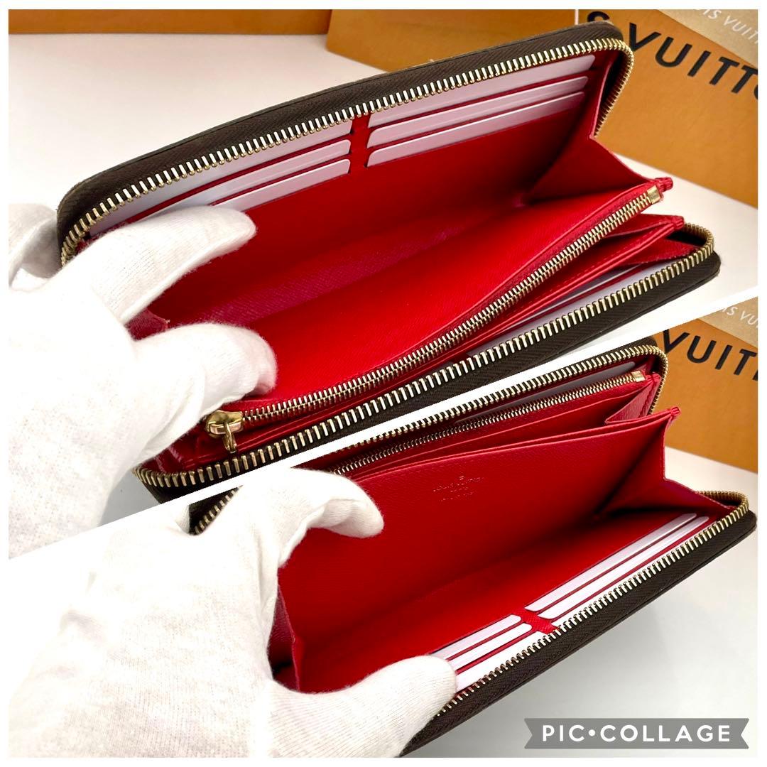 ルイヴィトン　ジッピーウォレット　モノグラム　コクリコ　長財布　新型モデル