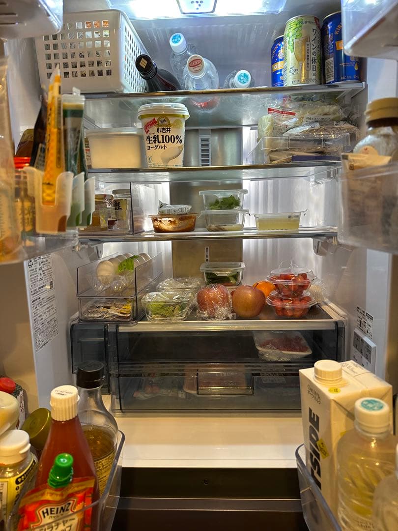 シャープ冷蔵庫　457Ｌ　SJ-GK46J-T 2022年