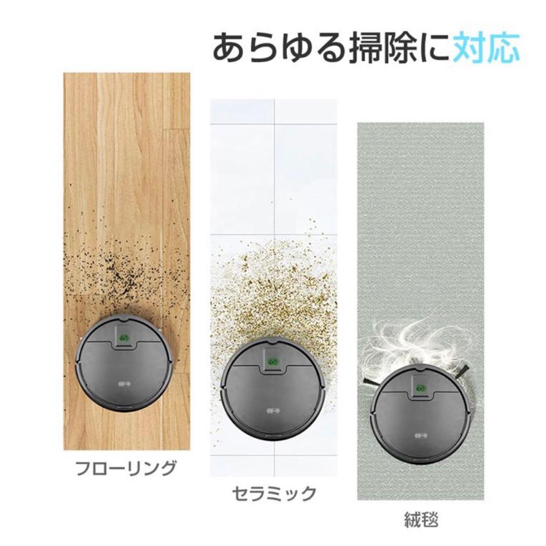 新品未使用　ロボット掃除機 吸引力　簡単操作　お手入れ楽
