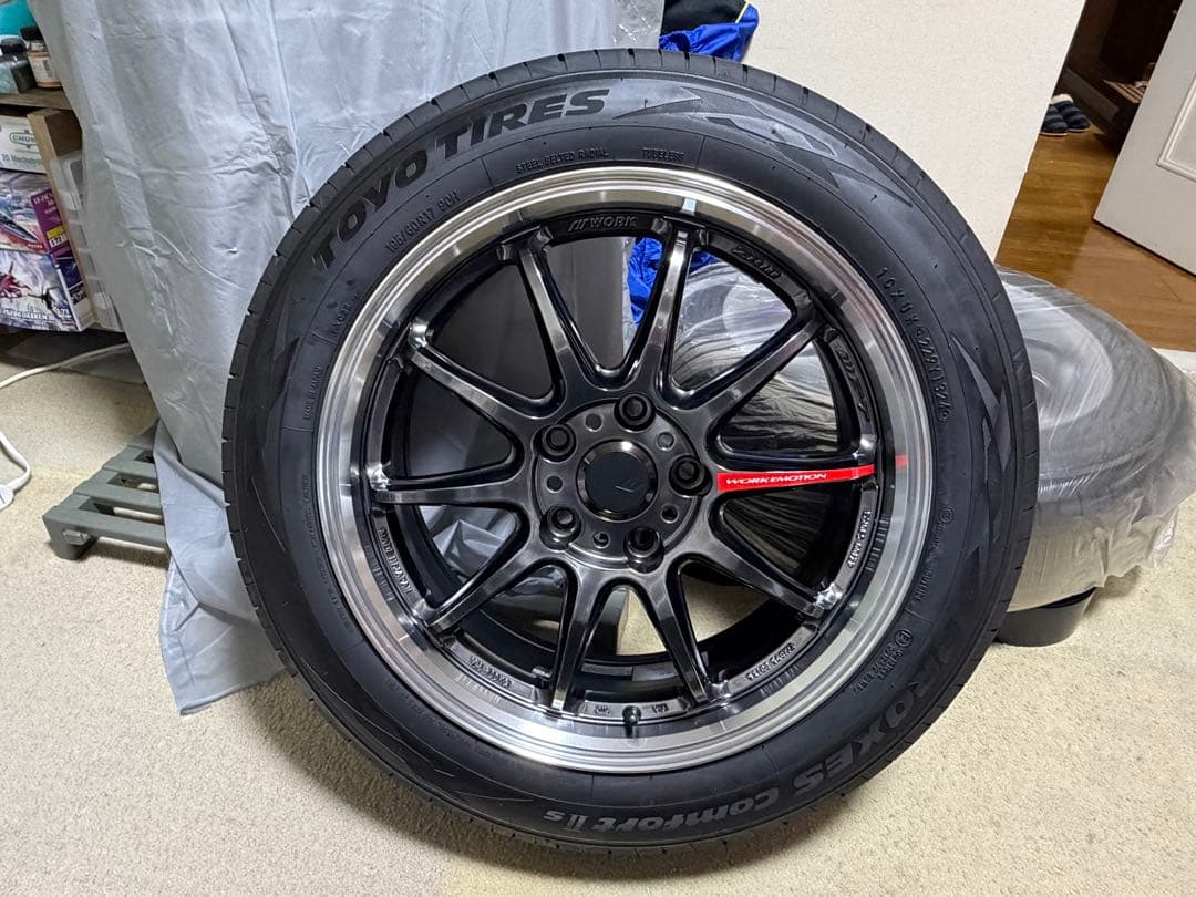 タイヤ・ホイール WORK EMOTION ZR10 195/60R17 comfort2s