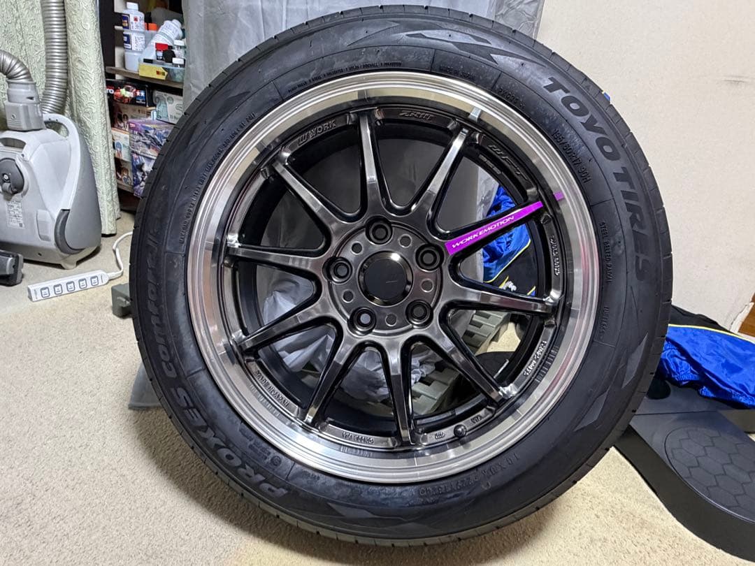 タイヤ・ホイール WORK EMOTION ZR10 195/60R17 comfort2s