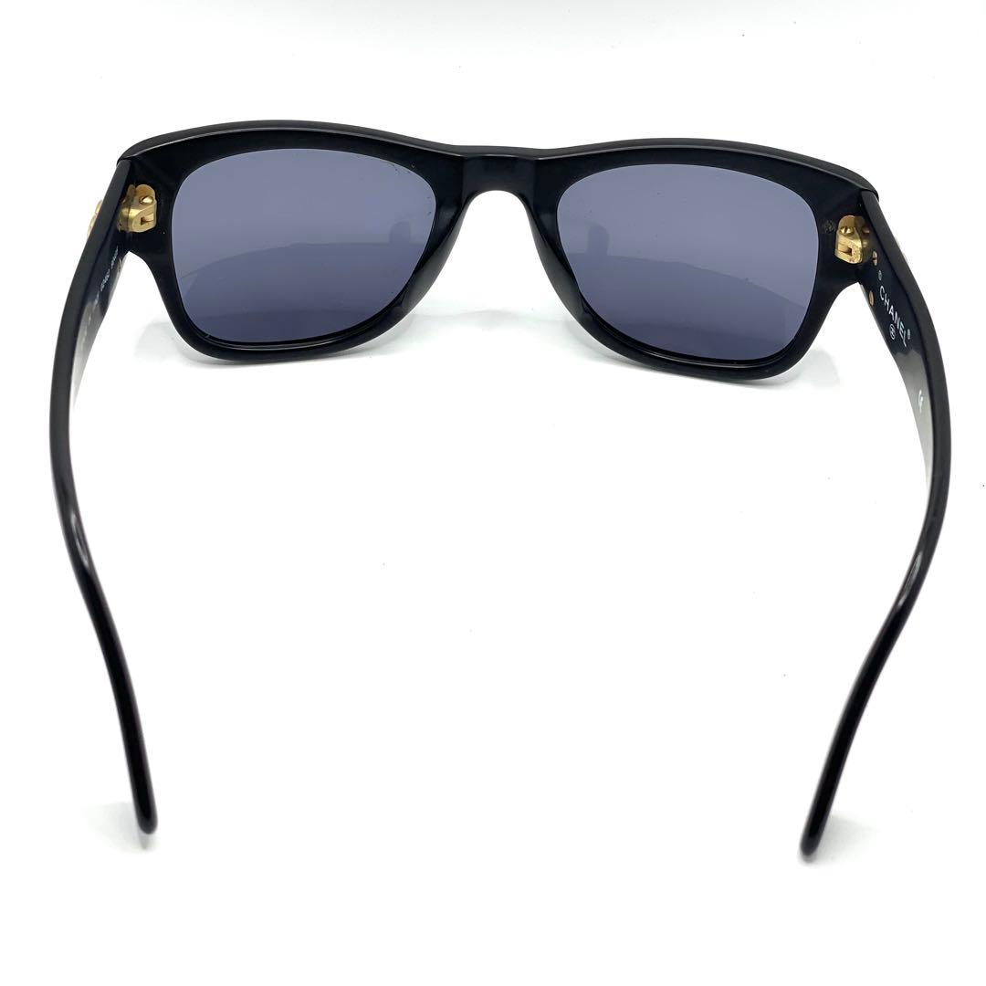 CHANEL シャネル ココマーク サングラス レディース ウェリントン 黒