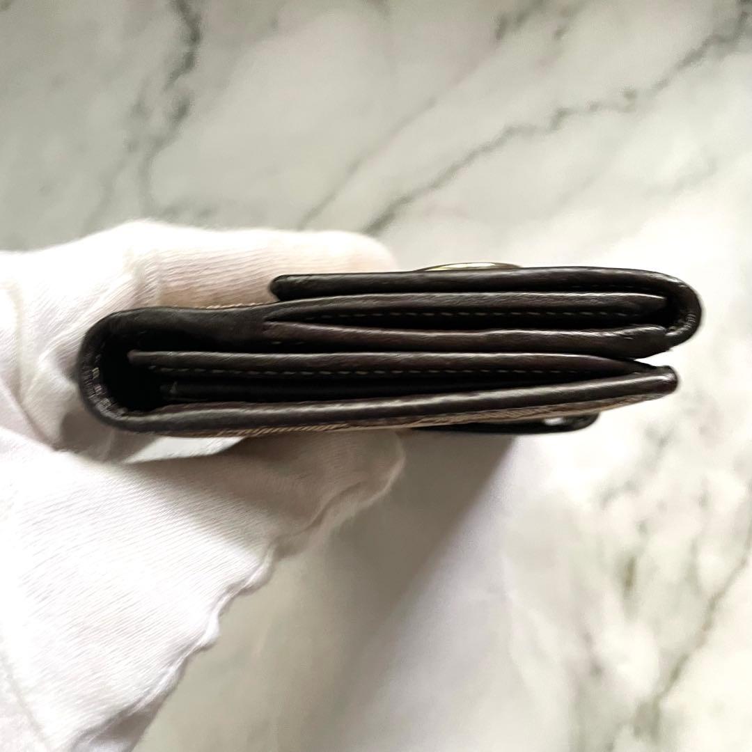 GUCCI GGキャンバス　レザー　ラブリーハート 長財布　美品0113-②