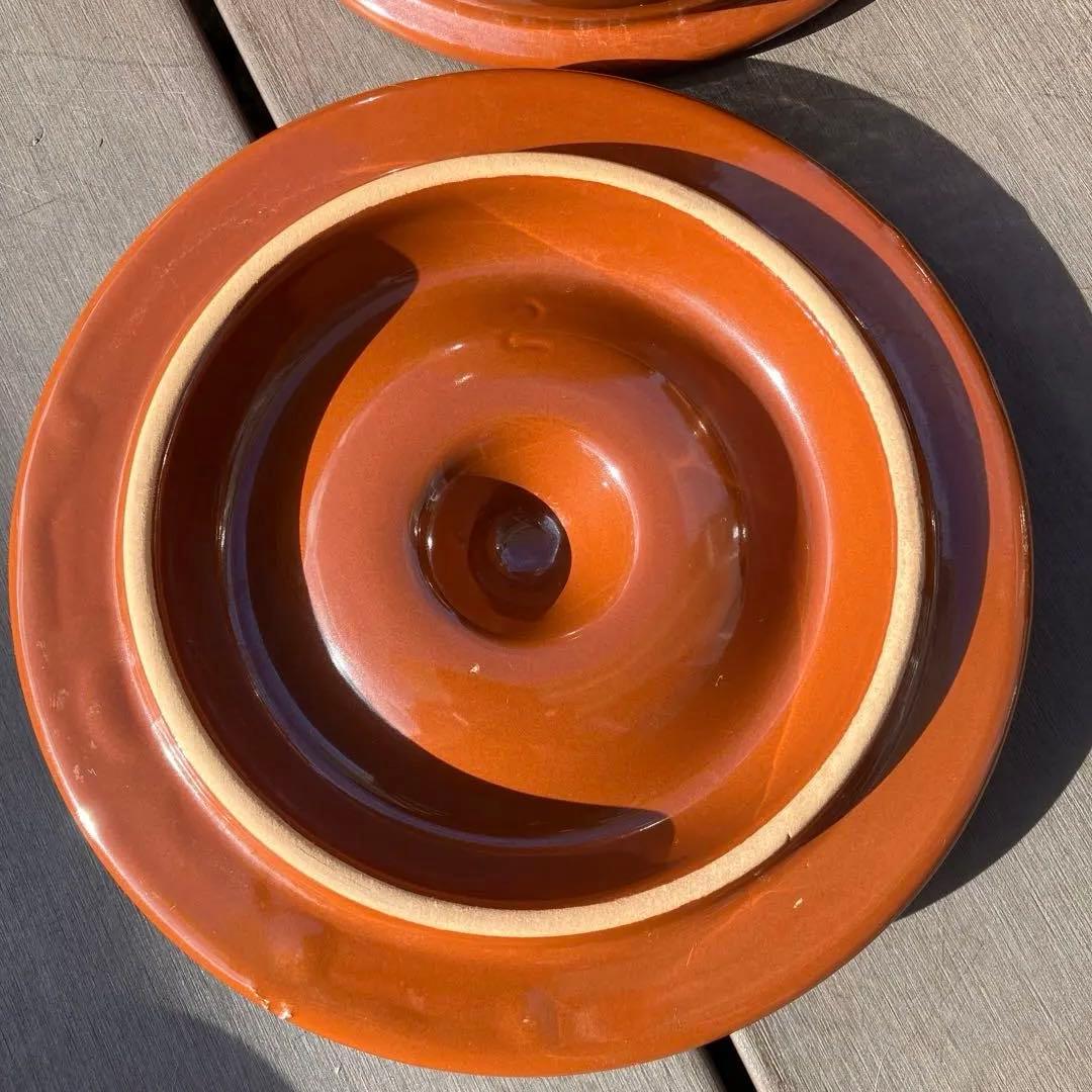 久松 かめ丸壺蓋付 5号・3号・2号 ３個セット 漬物容器 常滑焼