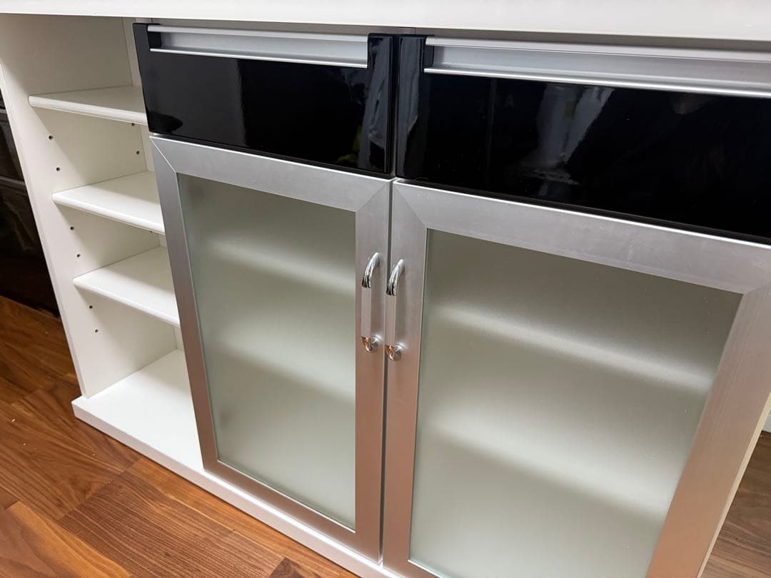 【美品】ニトリ バーカウンター パース2 幅120cm 収納付き