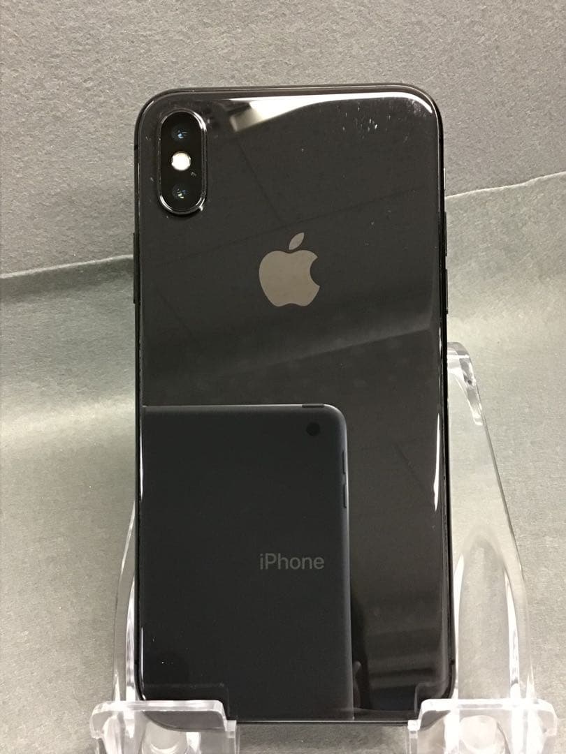 美品 国内版 SIMフリー　iPhoneX 64GB スペースグレイ色