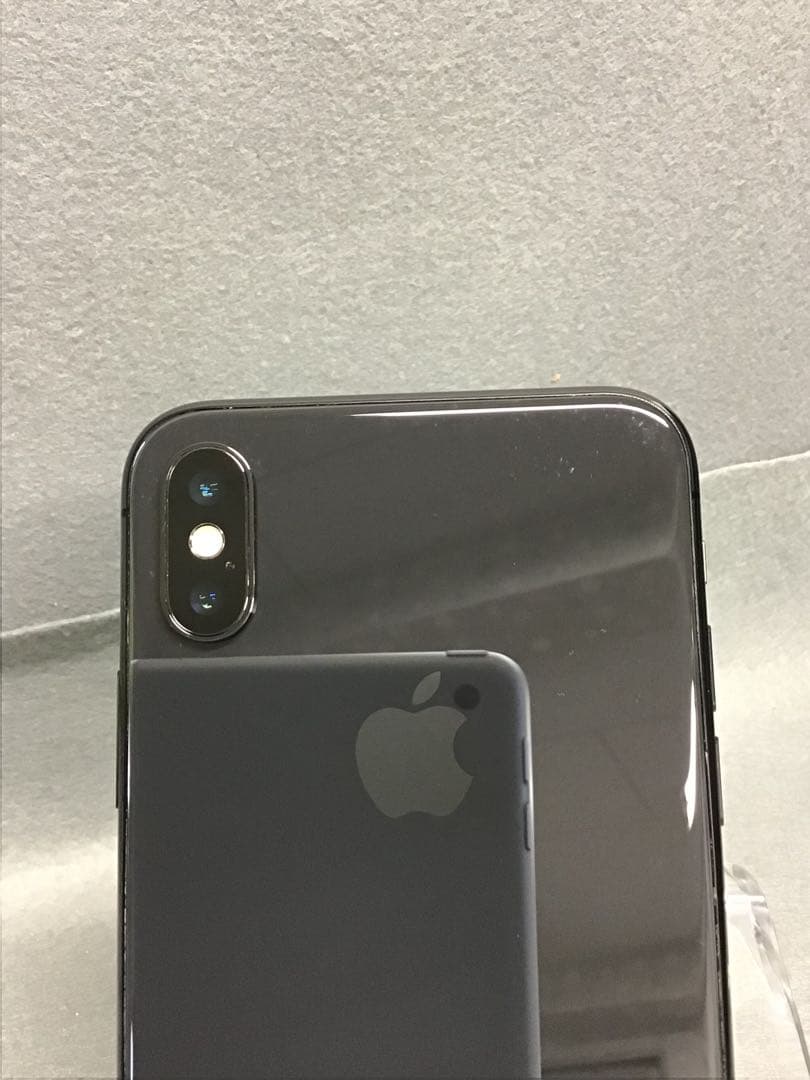 美品 国内版 SIMフリー　iPhoneX 64GB スペースグレイ色