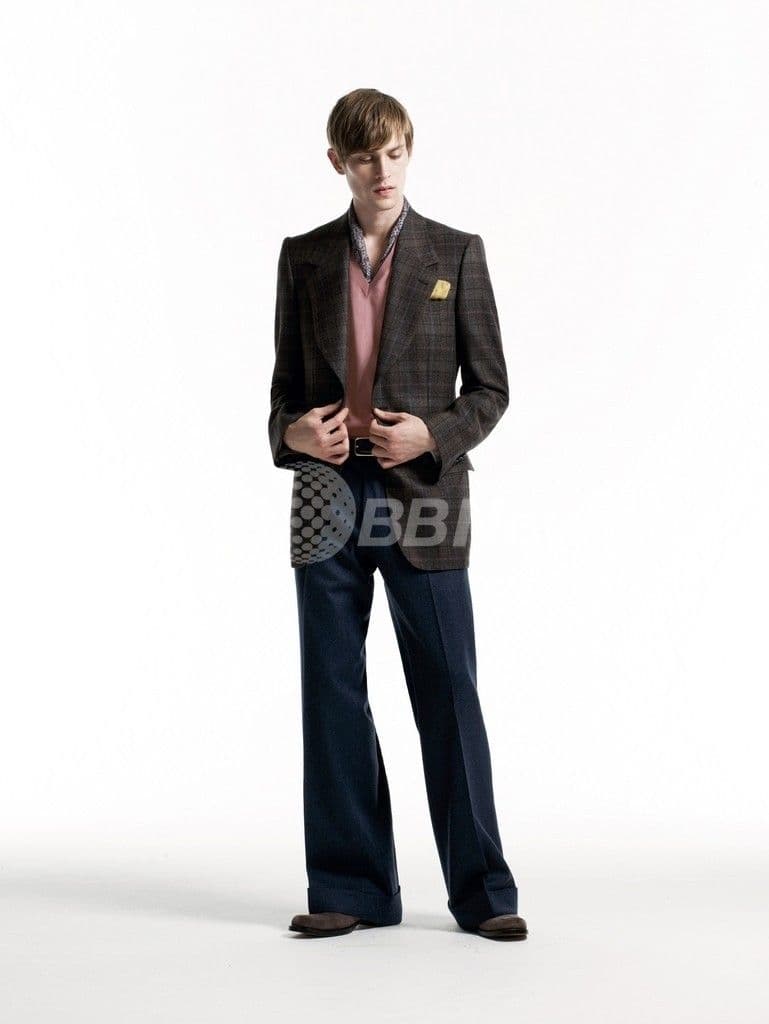 サンローラン　ワイドフレアスラックス　44サイズ