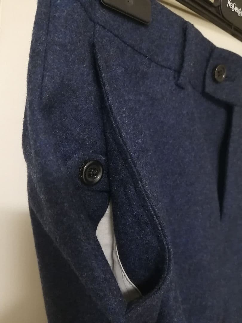 サンローラン　ワイドフレアスラックス　44サイズ