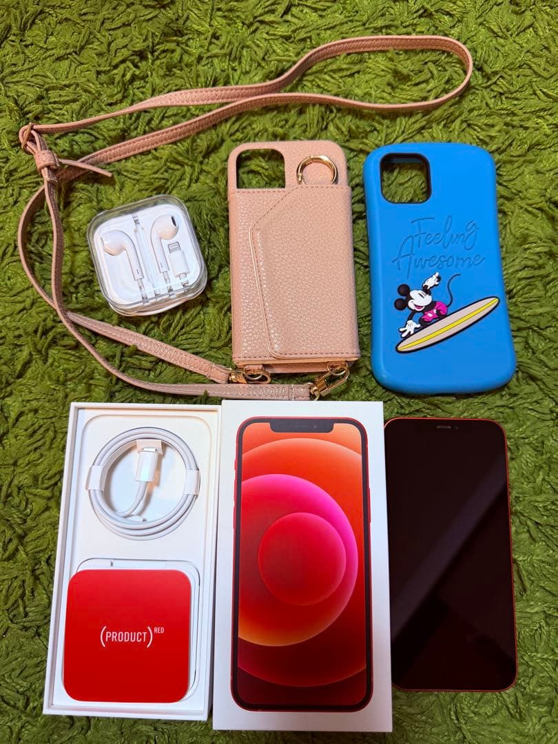 美品 Apple iPhone 12 RED 128GB