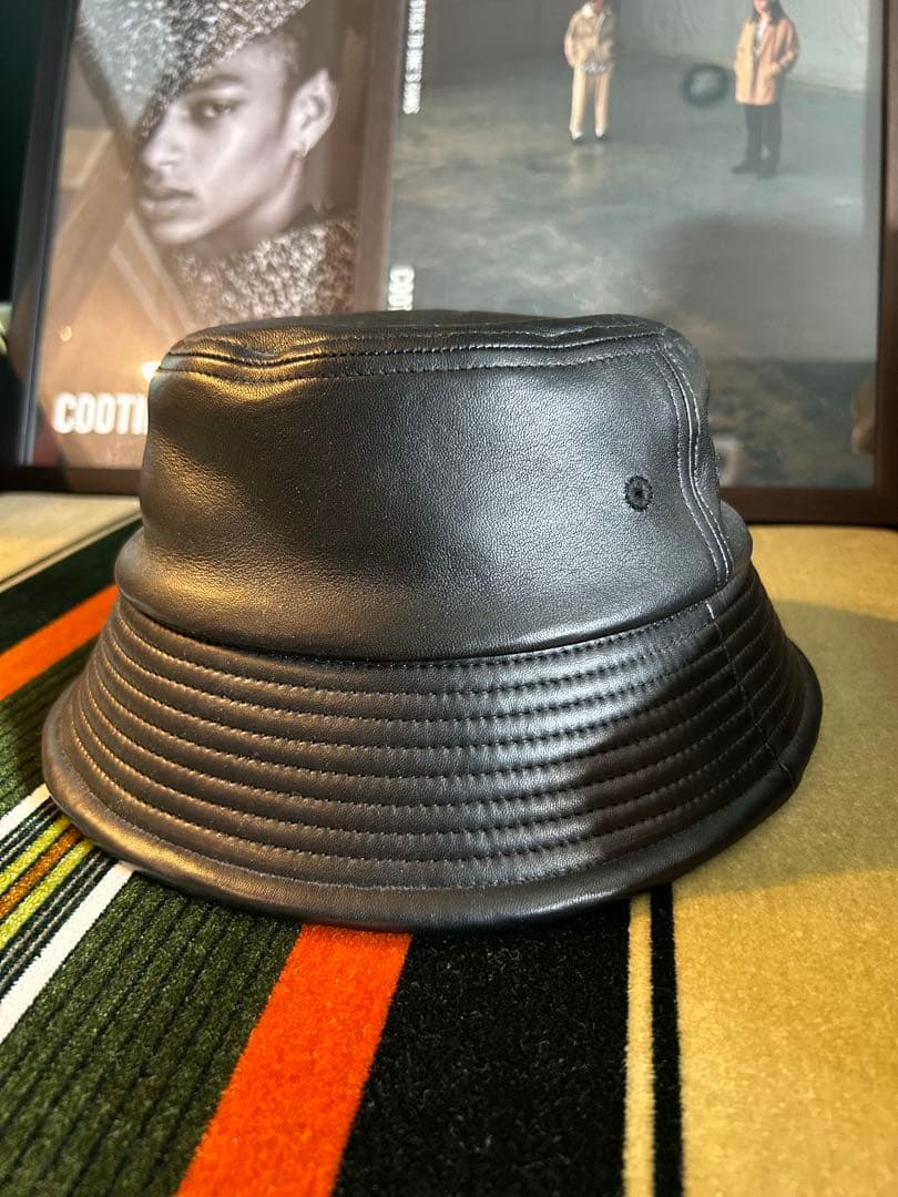 【美品】COOTIE / Leather Bucket Hat