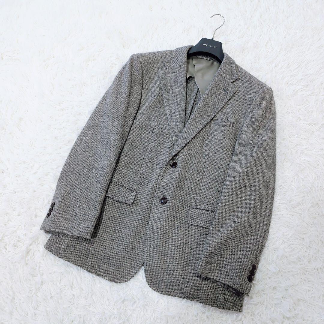 【未使用級】Paul Stuart　高級　アンゴラ　ツイードジャケット　XL