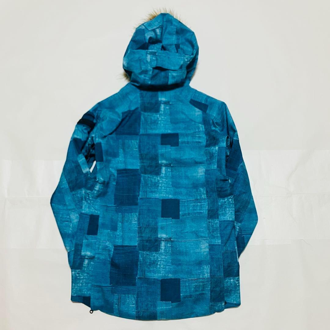 バートン　ゴアテックス　ジャケット　ファー付き　デニム柄　ZENANA JK S