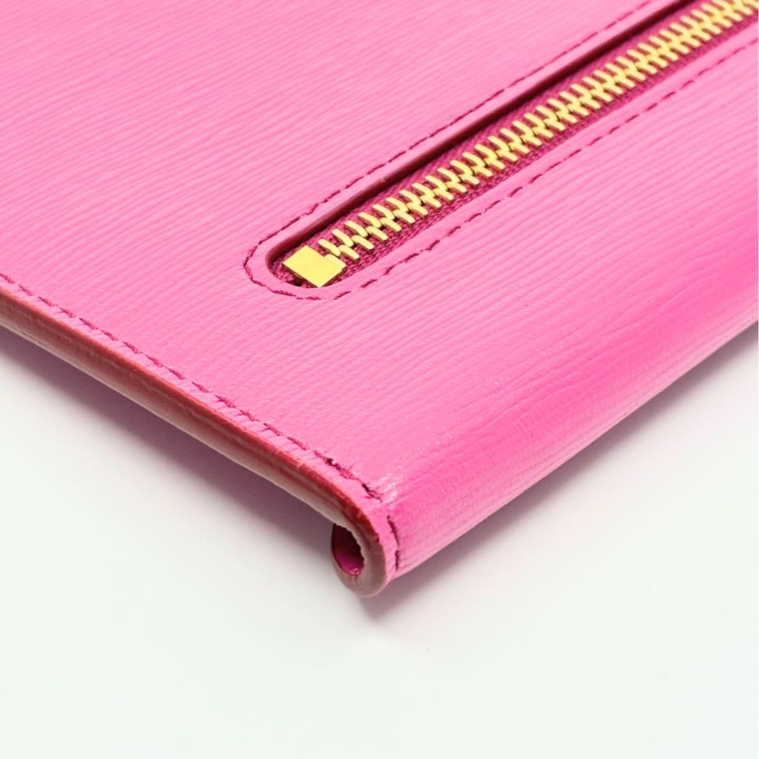 【箱付き】PRADA プラダ レザー ピンク 長財布 A1355A2