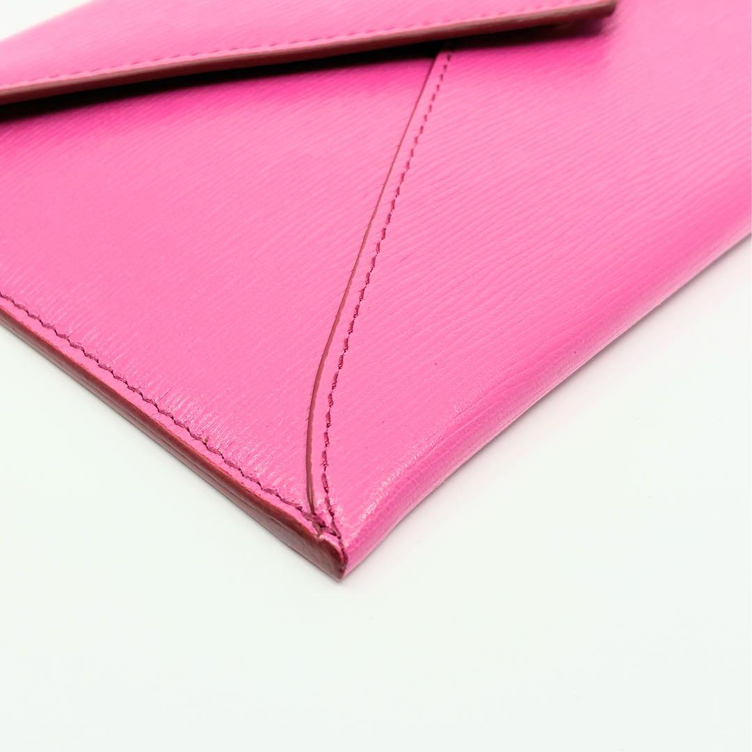 【箱付き】PRADA プラダ レザー ピンク 長財布 A1355A2