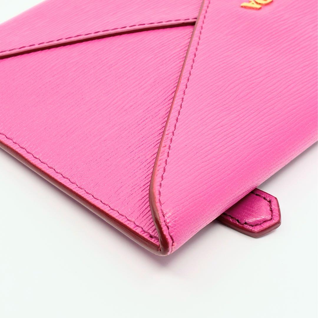 【箱付き】PRADA プラダ レザー ピンク 長財布 A1355A2