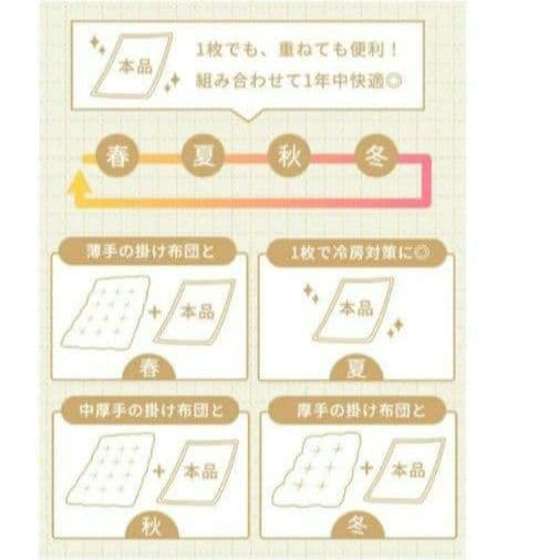 ◎新品 ロマンス小杉 ヒートコットンケット ふかふか ベージュ系２枚✨️日本製