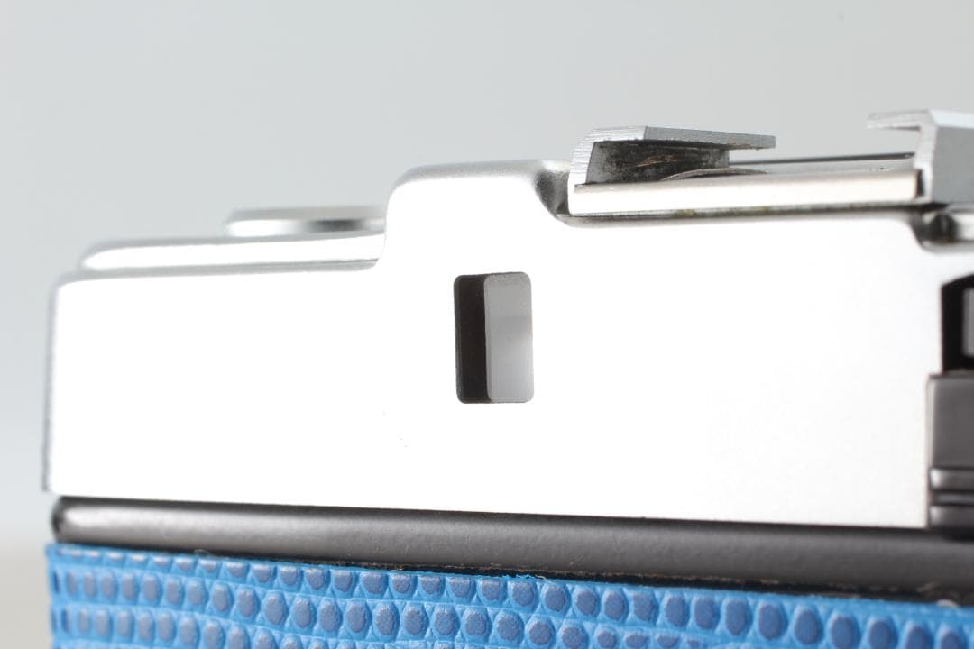 【整備済　美品】ブルー　OLYMPUS PEN S　ハーフカメラ #1358