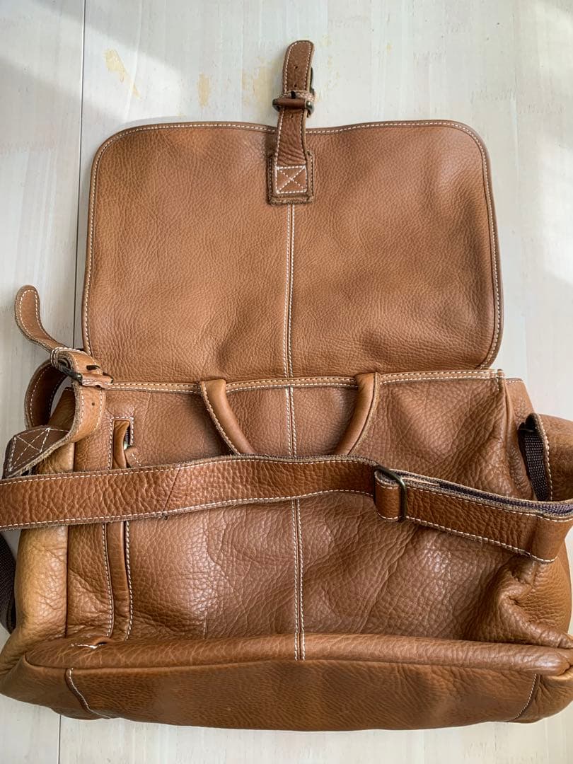 L.L.Bean　レザー ショルダーバッグ