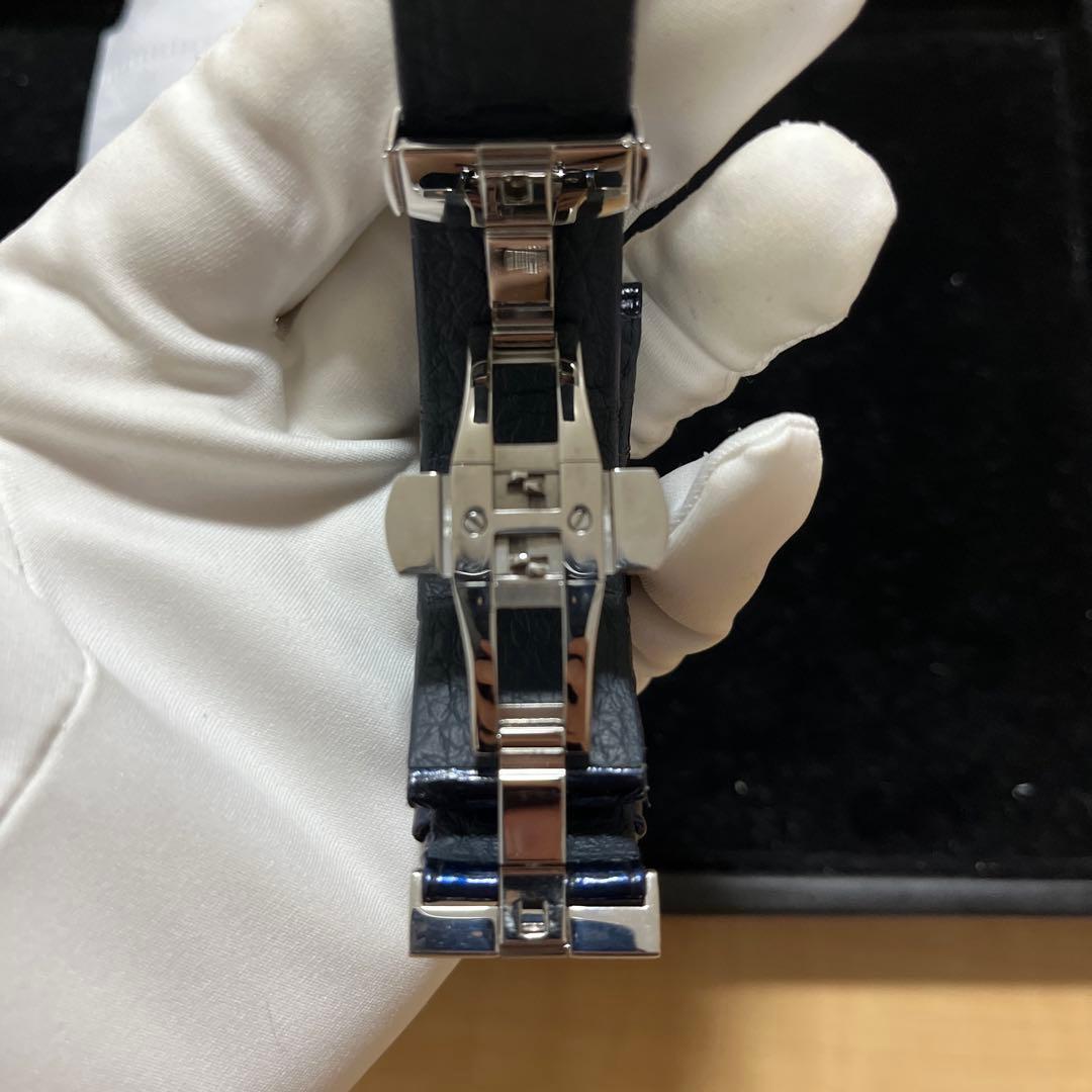 ジャンルソー アリゲーター 竹斑 裏材ラバー 時計ベルト オーダーメイド【白樺】