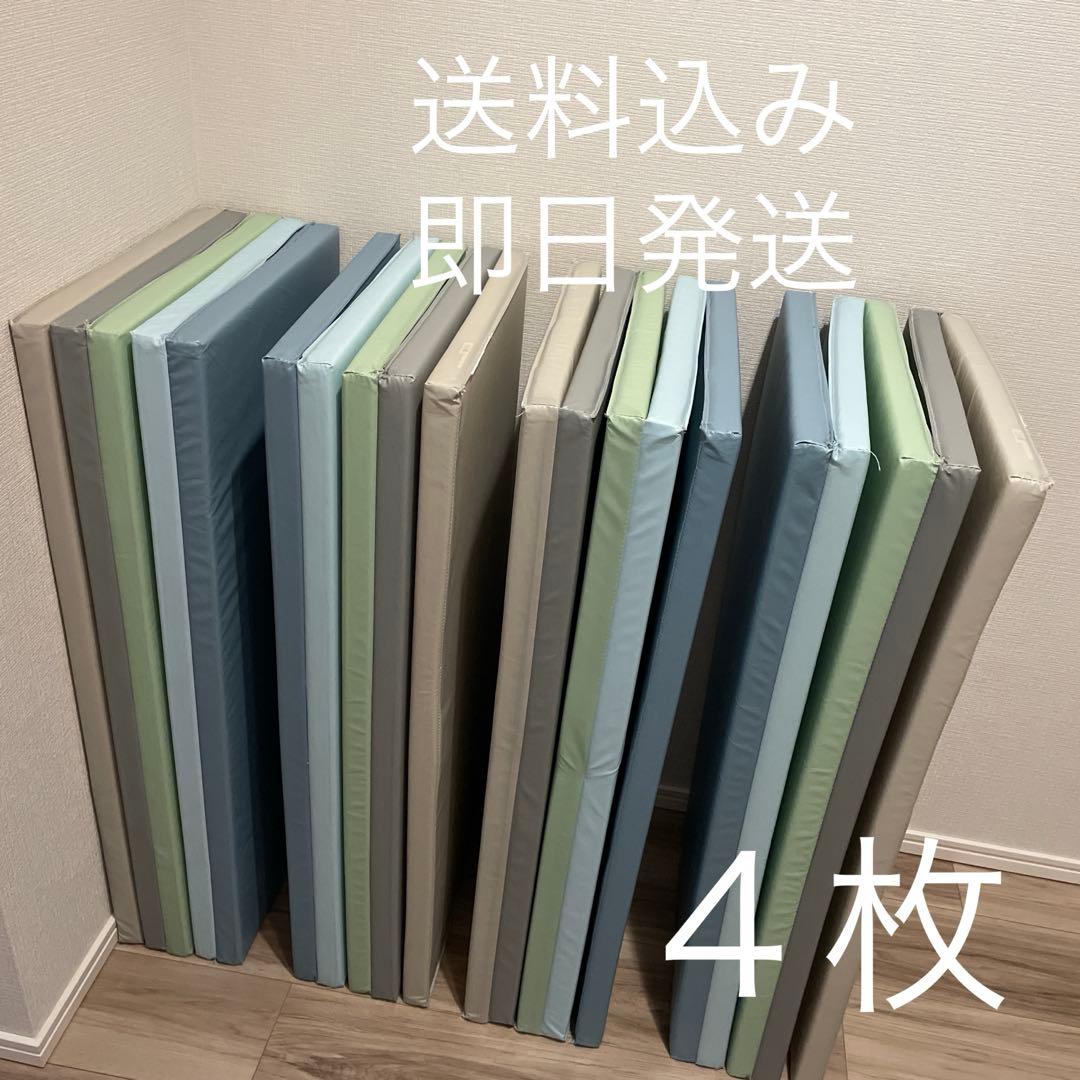 IKEA 折りたたみ式　ジムマットPLUFSIG ペルフスィッグ（4枚）