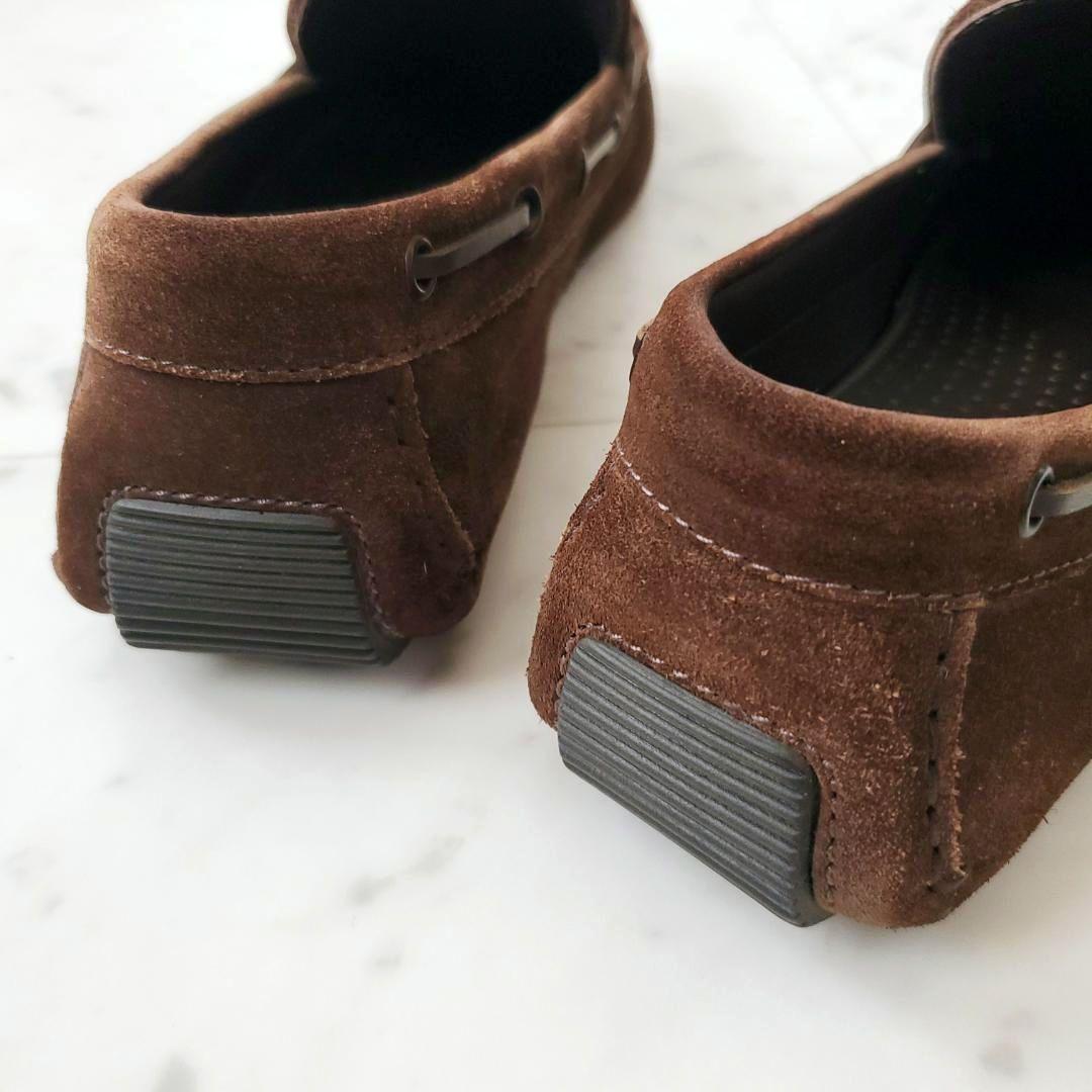 快適ドライブに！ 美品 ボッテガヴェネタ 靴 デッキ ローファー イントレ 茶