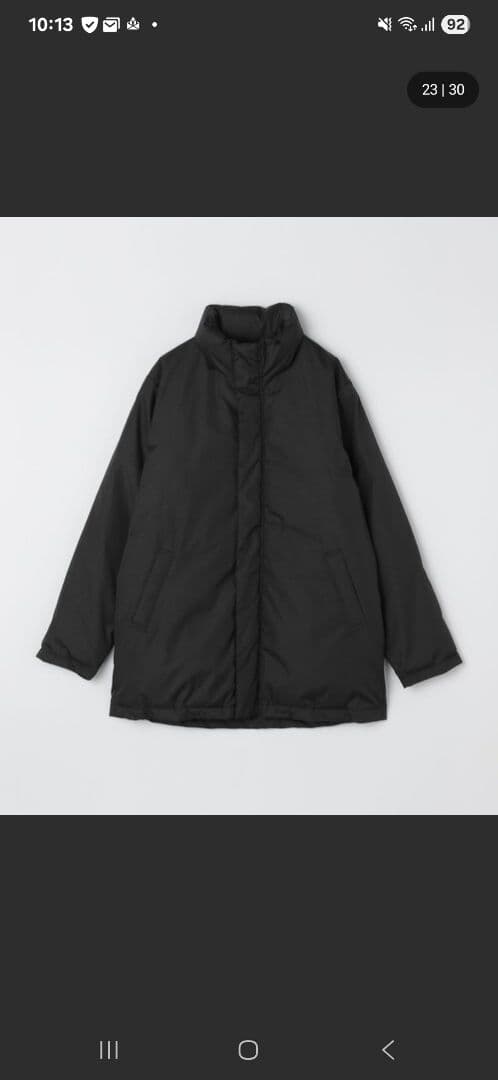 TAION タイオン SHIPS別注 ダウン ブルゾン コート