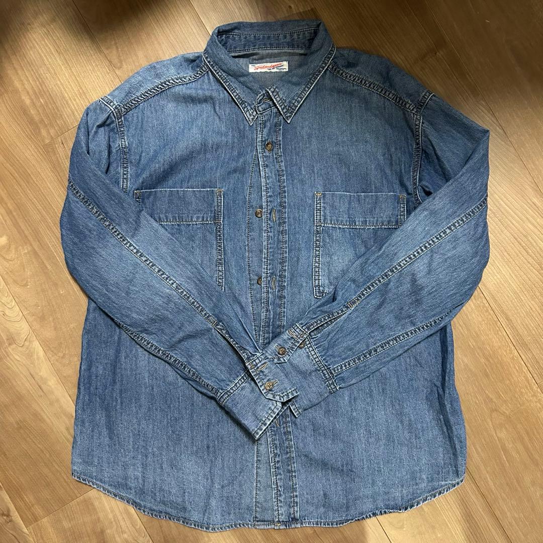 【完売品】Spick and Span ライトオンスデニムシャツ ブルー