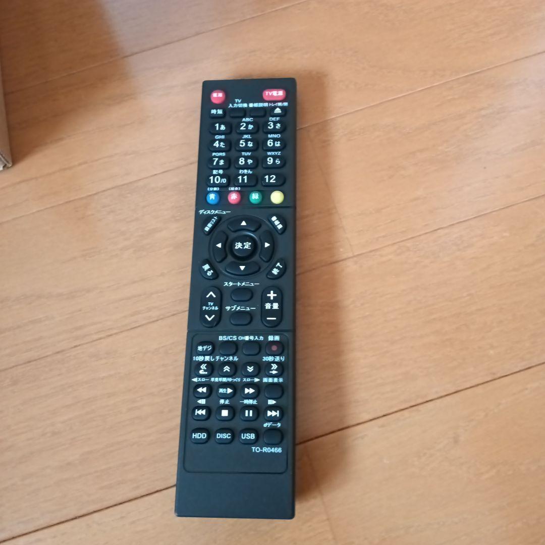 TOSHIBA REGZA レグザ ブルーレイレコーダー DVR-W508