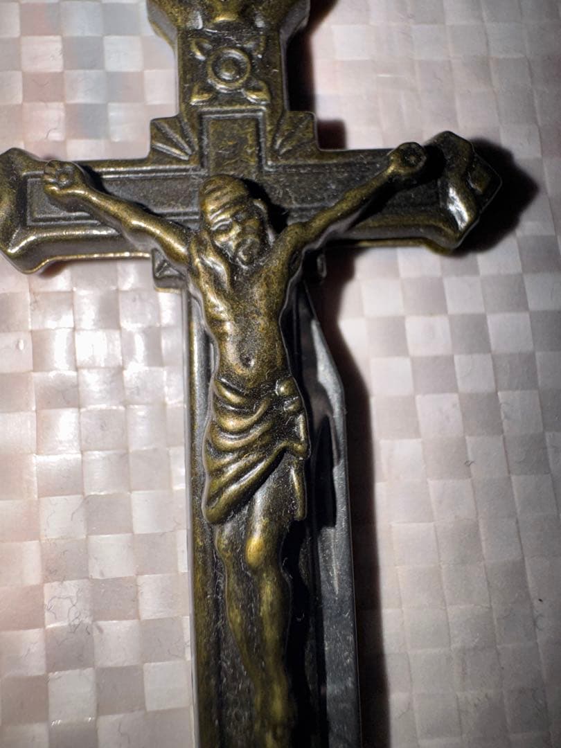 小物 SUPREME Crucifix Knife Folding Key chain